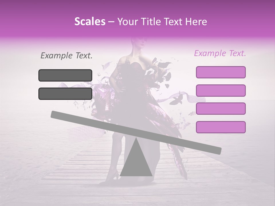 Young Woman Travel PowerPoint Template