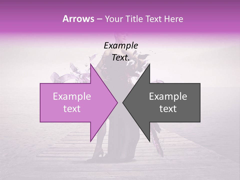 Young Woman Travel PowerPoint Template