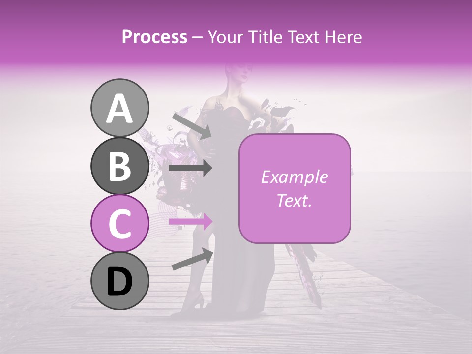 Young Woman Travel PowerPoint Template