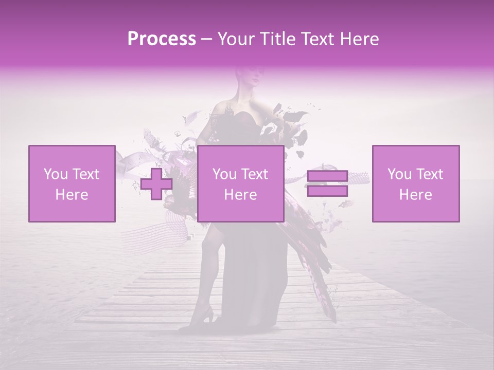 Young Woman Travel PowerPoint Template