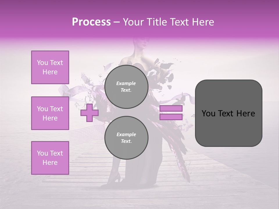 Young Woman Travel PowerPoint Template