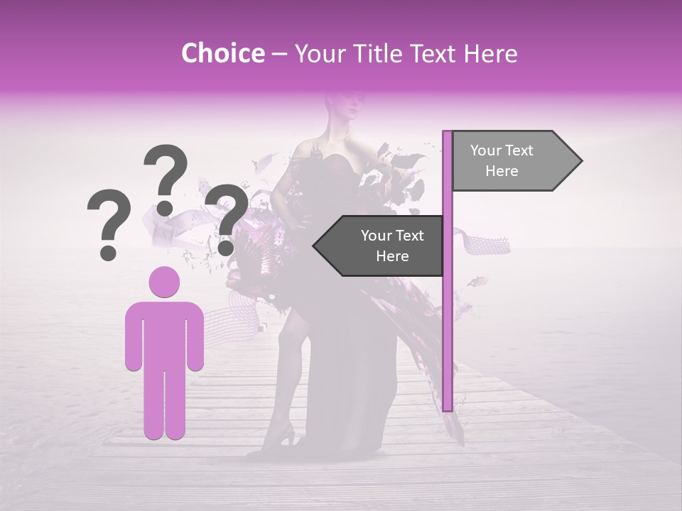 Young Woman Travel PowerPoint Template