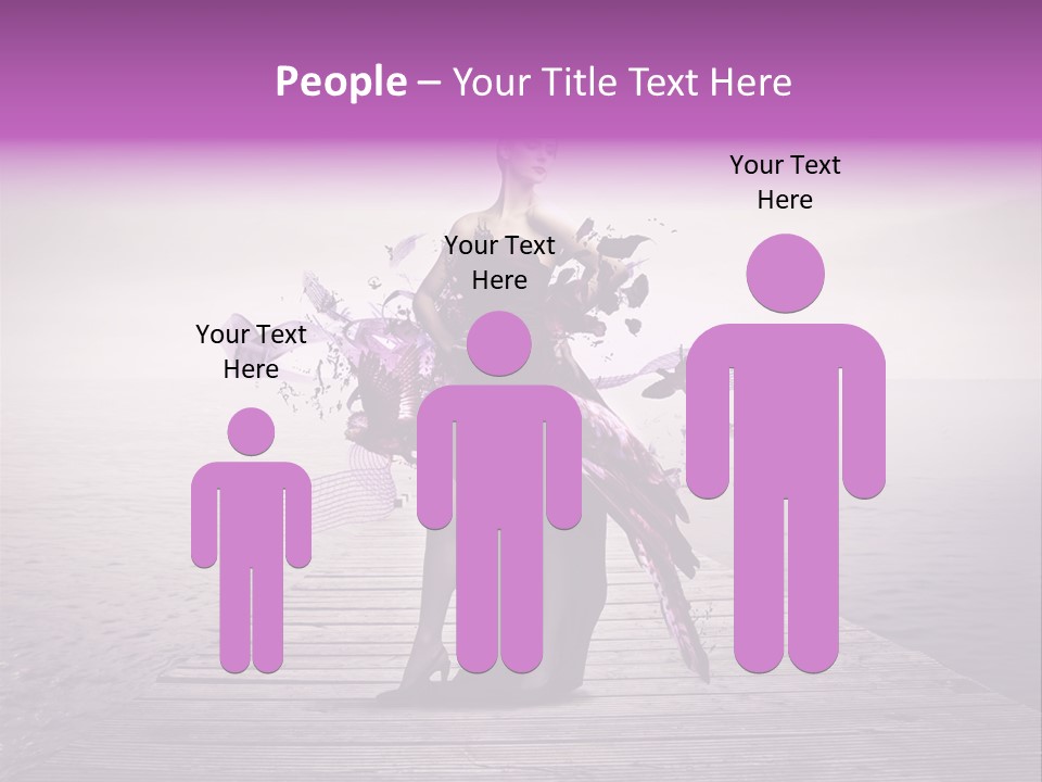 Young Woman Travel PowerPoint Template