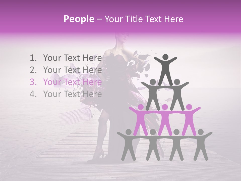 Young Woman Travel PowerPoint Template