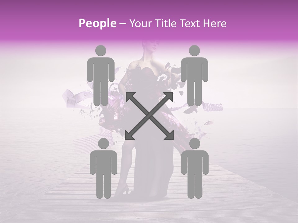 Young Woman Travel PowerPoint Template