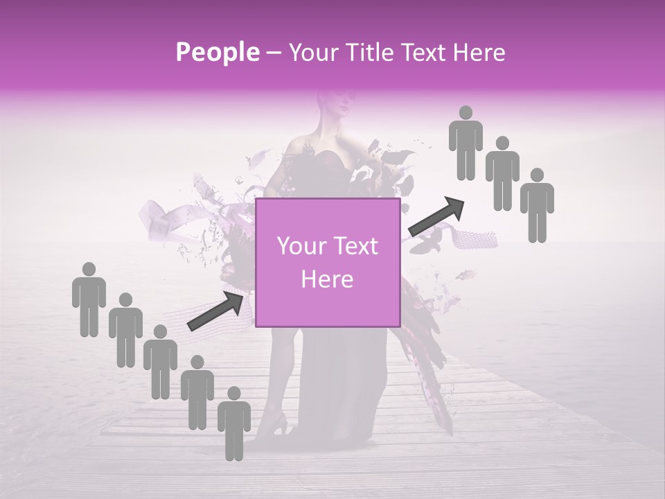 Young Woman Travel PowerPoint Template