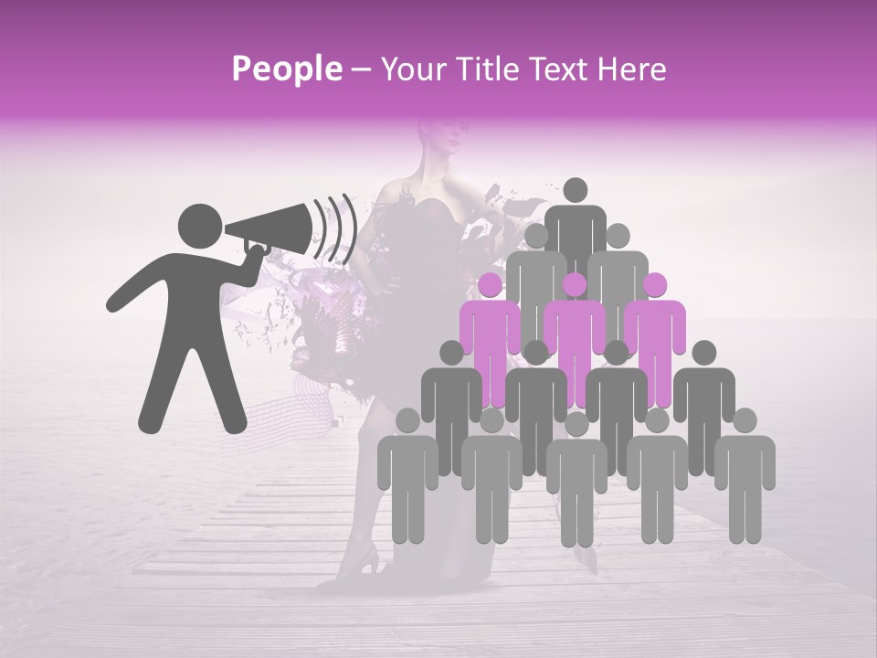 Young Woman Travel PowerPoint Template