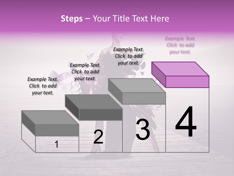 Young Woman Travel PowerPoint Template