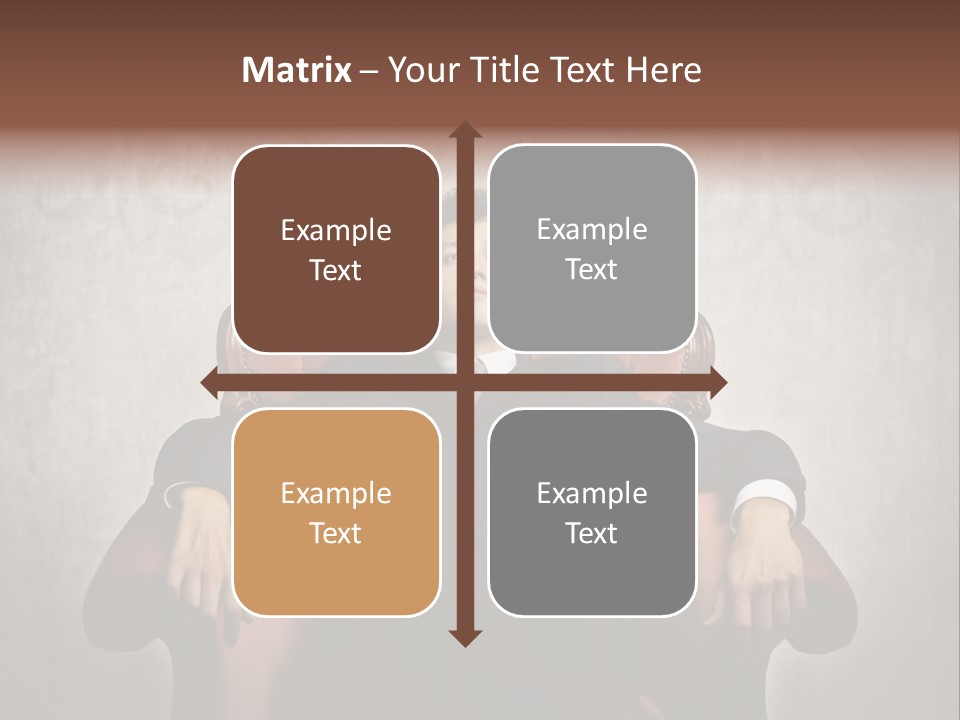 Caucasian Success Man PowerPoint Template