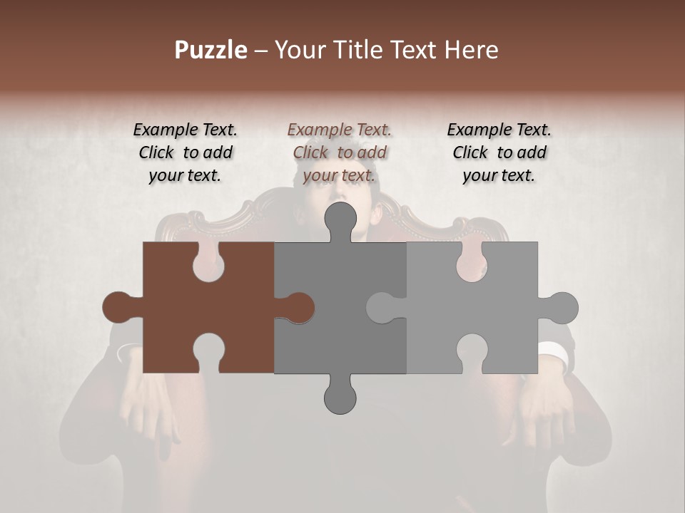 Caucasian Success Man PowerPoint Template