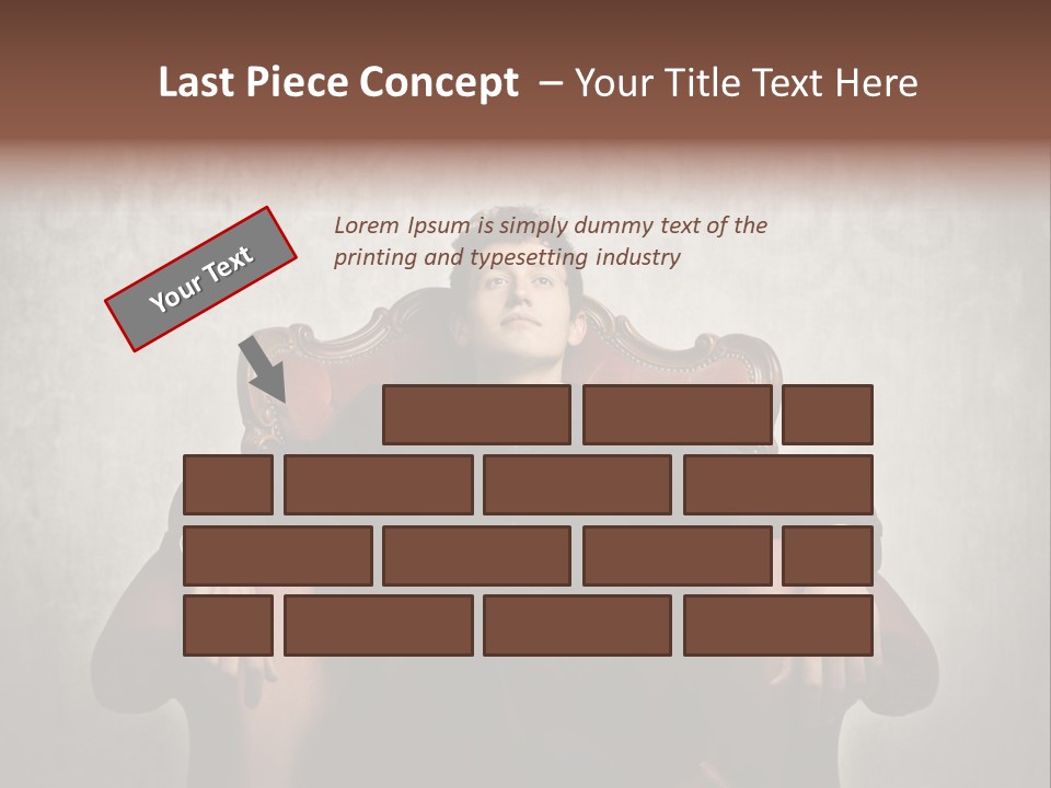 Caucasian Success Man PowerPoint Template