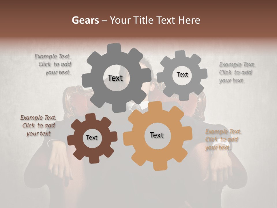 Caucasian Success Man PowerPoint Template