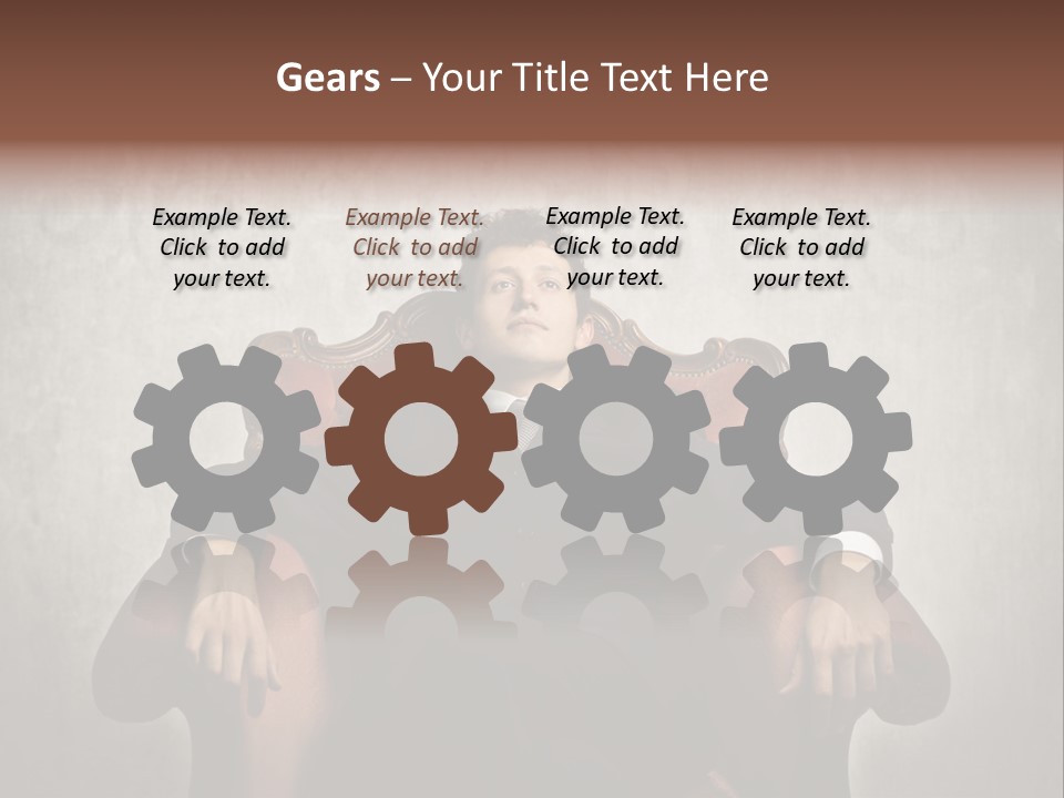 Caucasian Success Man PowerPoint Template