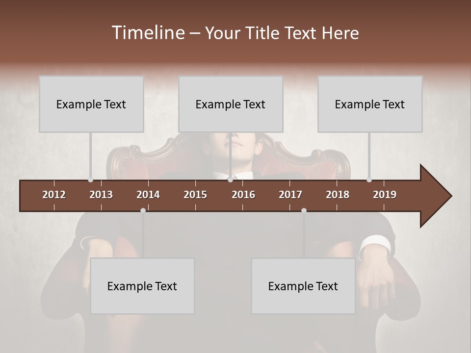 Caucasian Success Man PowerPoint Template