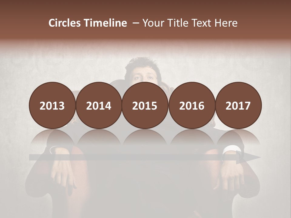 Caucasian Success Man PowerPoint Template