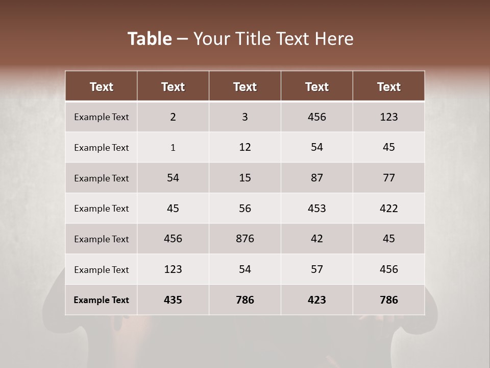 Caucasian Success Man PowerPoint Template