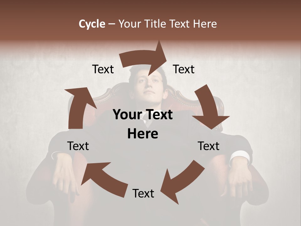 Caucasian Success Man PowerPoint Template