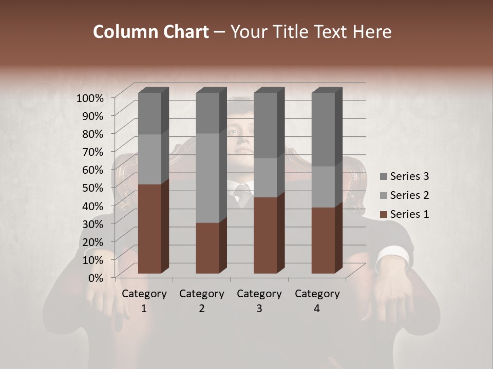Caucasian Success Man PowerPoint Template