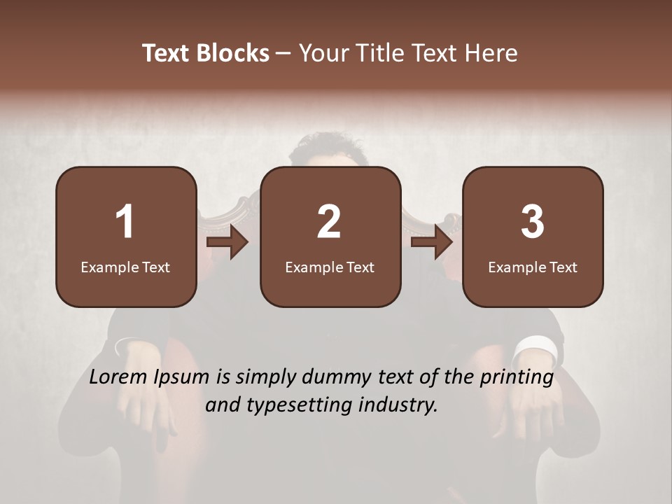 Caucasian Success Man PowerPoint Template