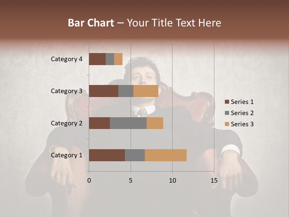 Caucasian Success Man PowerPoint Template