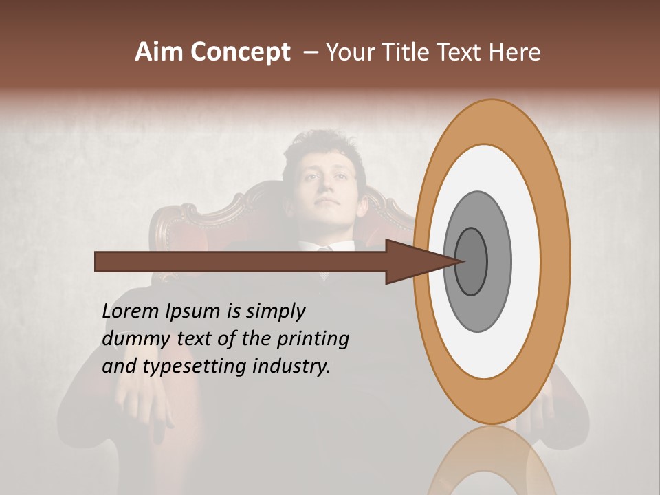 Caucasian Success Man PowerPoint Template