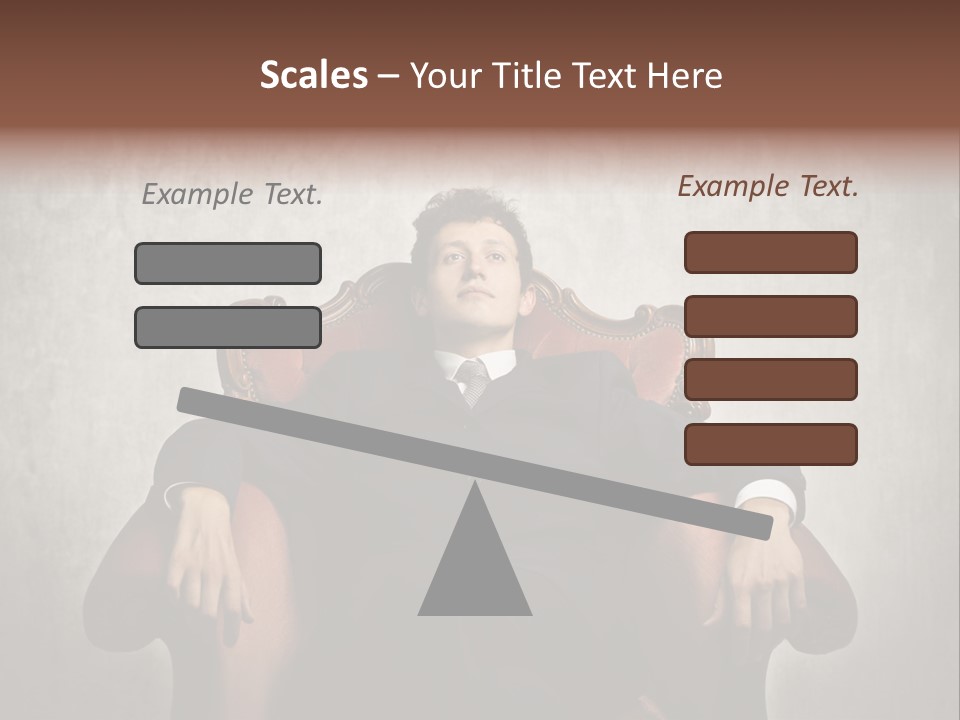 Caucasian Success Man PowerPoint Template