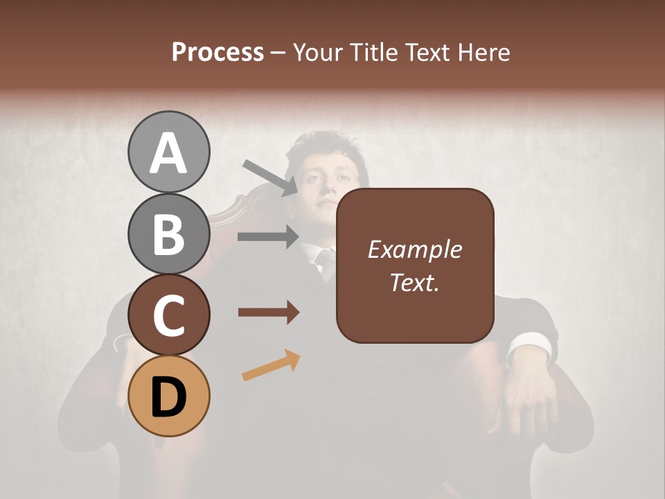 Caucasian Success Man PowerPoint Template