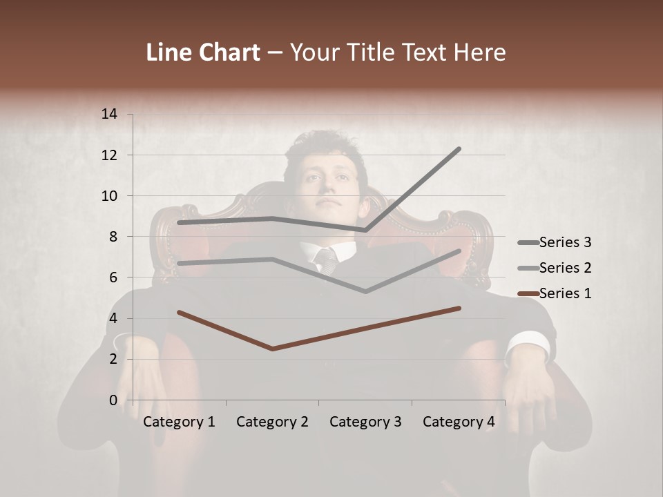 Caucasian Success Man PowerPoint Template