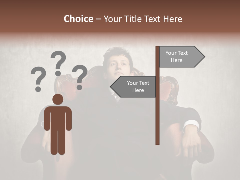 Caucasian Success Man PowerPoint Template