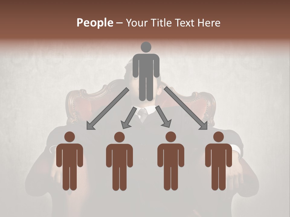 Caucasian Success Man PowerPoint Template