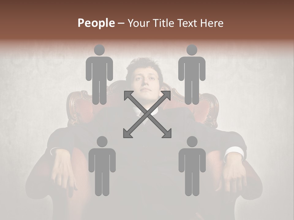 Caucasian Success Man PowerPoint Template