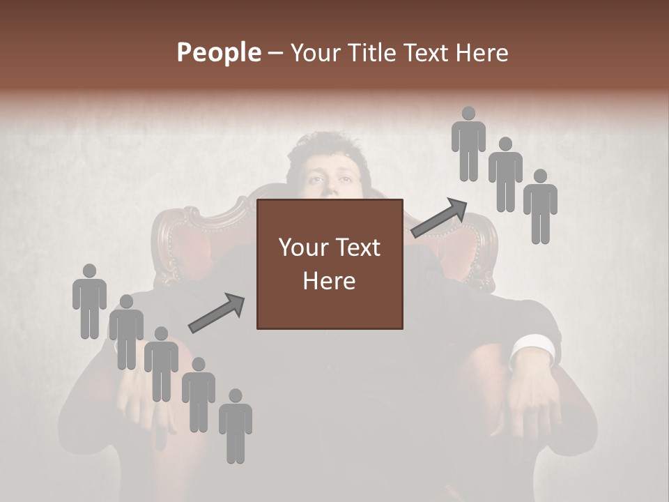 Caucasian Success Man PowerPoint Template