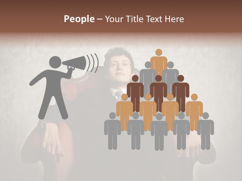 Caucasian Success Man PowerPoint Template