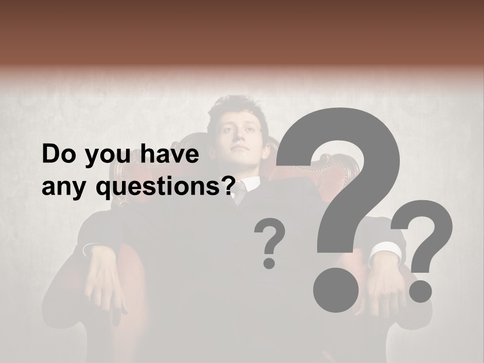 Caucasian Success Man PowerPoint Template