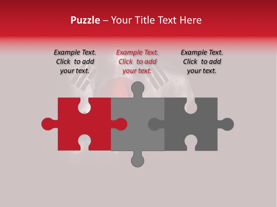 Nationalism Taekwondo Male PowerPoint Template