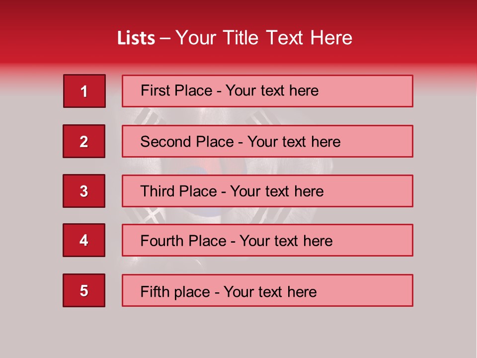 Nationalism Taekwondo Male PowerPoint Template