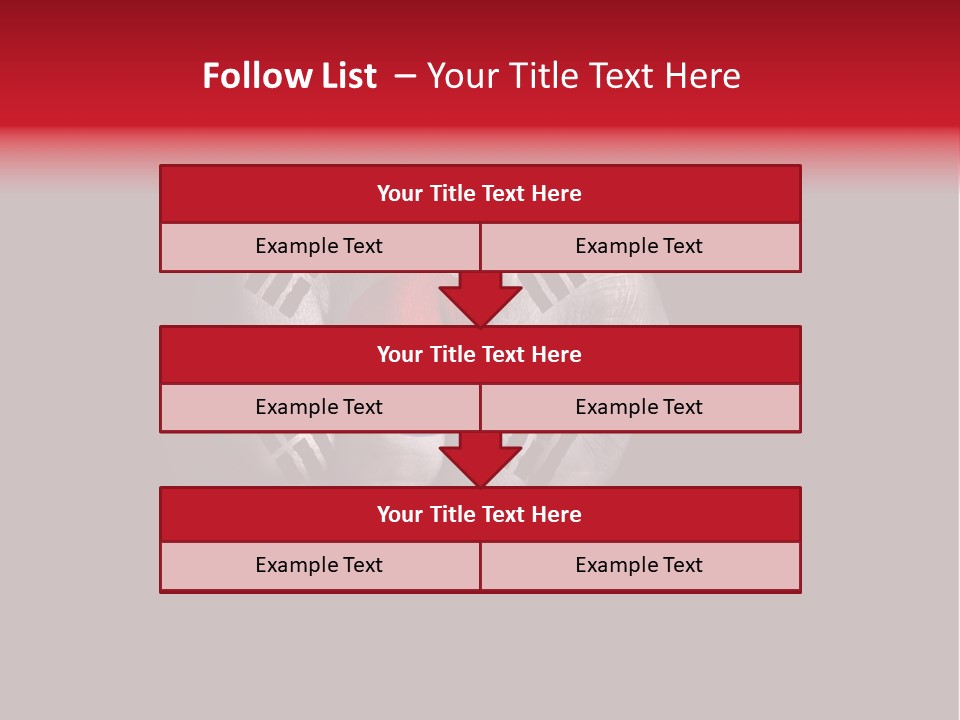 Nationalism Taekwondo Male PowerPoint Template