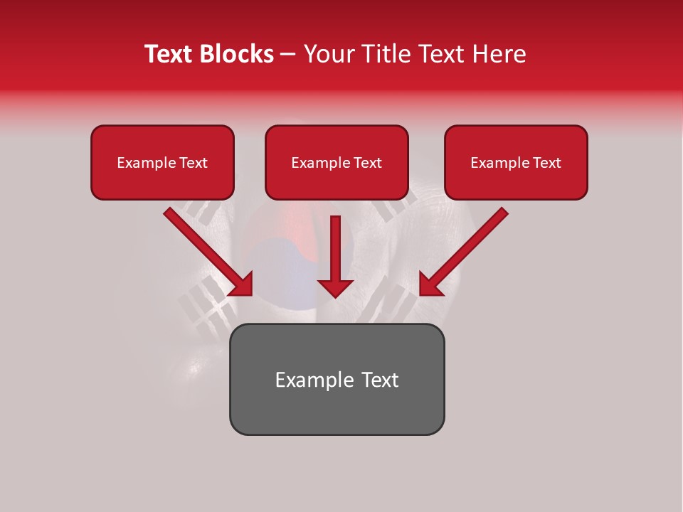 Nationalism Taekwondo Male PowerPoint Template