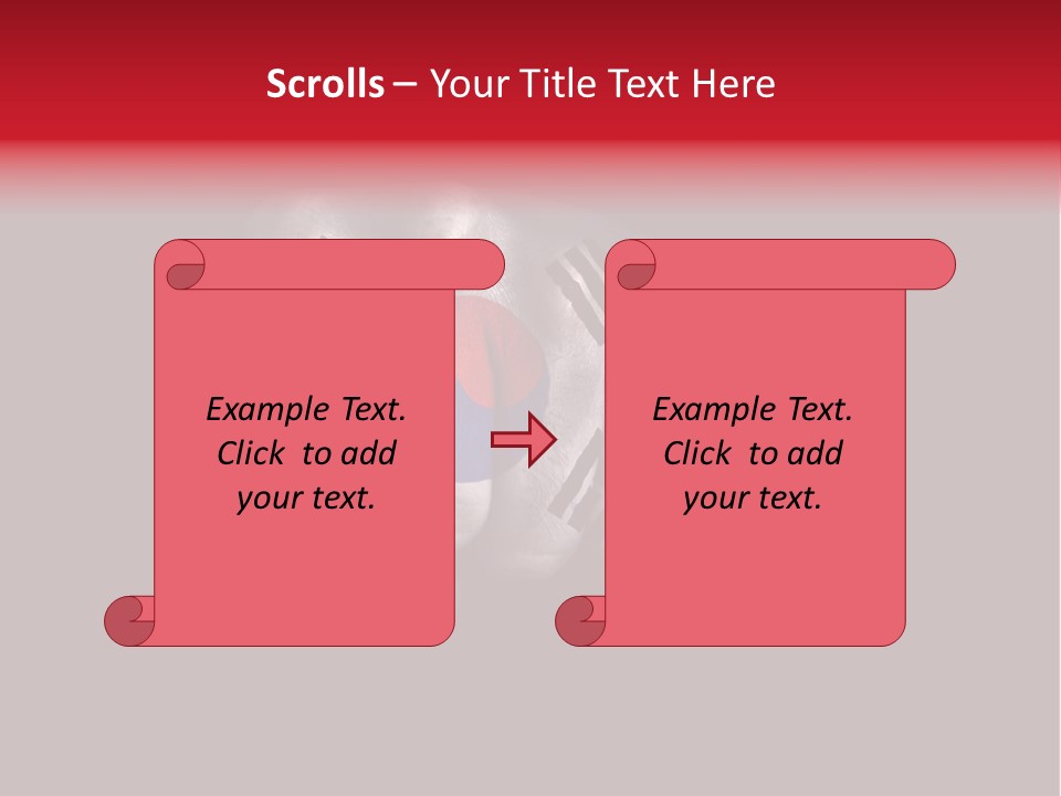 Nationalism Taekwondo Male PowerPoint Template
