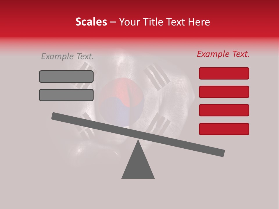 Nationalism Taekwondo Male PowerPoint Template