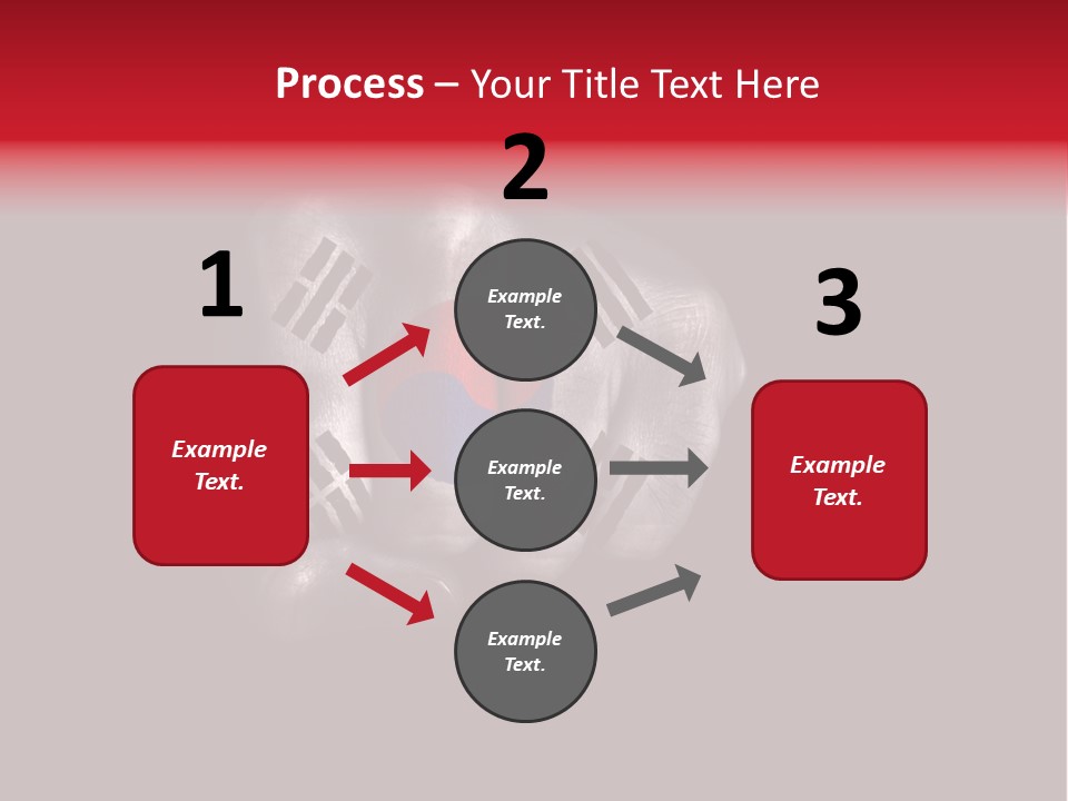 Nationalism Taekwondo Male PowerPoint Template