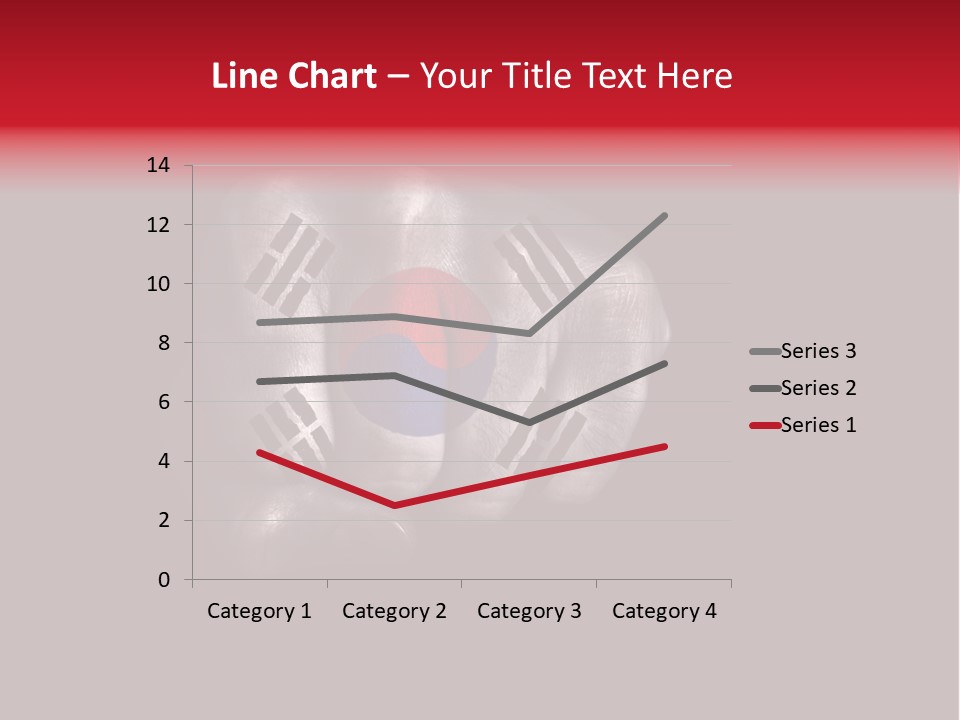 Nationalism Taekwondo Male PowerPoint Template