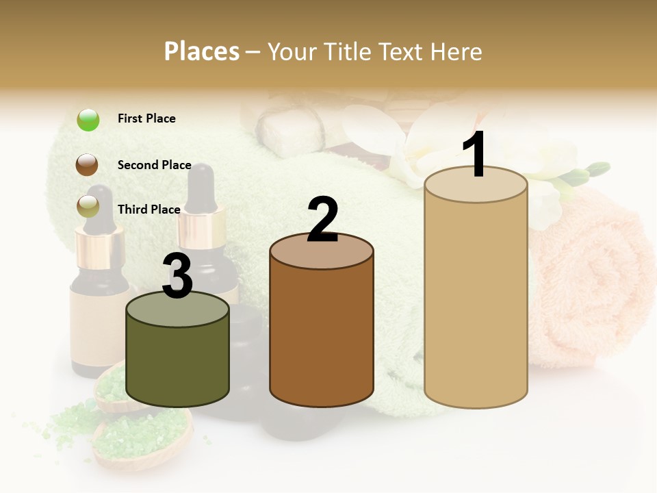 Wooden Salon Stones PowerPoint Template