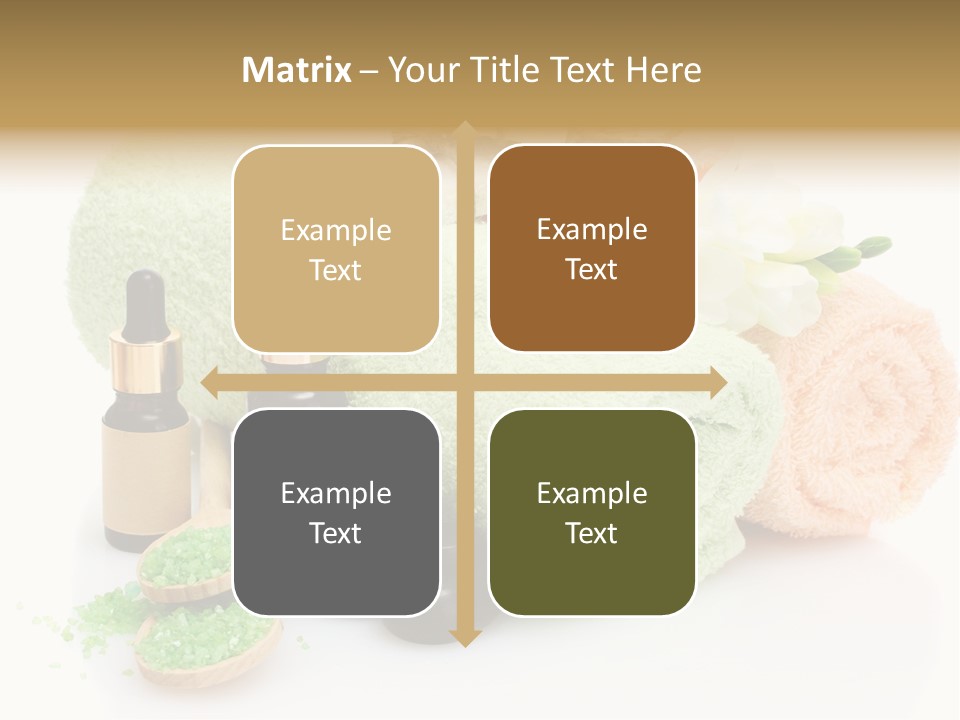 Wooden Salon Stones PowerPoint Template