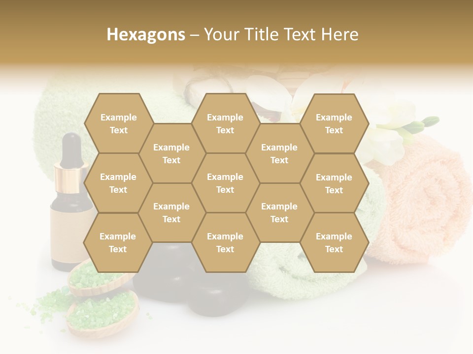 Wooden Salon Stones PowerPoint Template