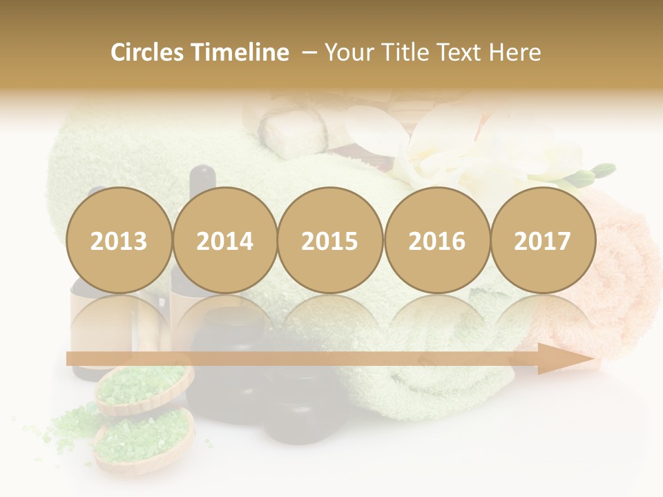 Wooden Salon Stones PowerPoint Template
