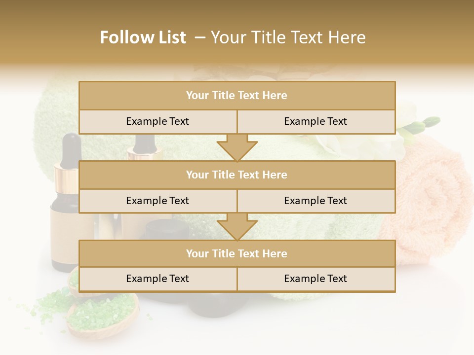 Wooden Salon Stones PowerPoint Template
