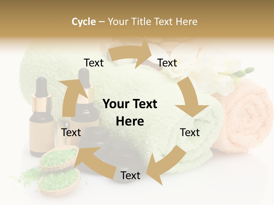 Wooden Salon Stones PowerPoint Template