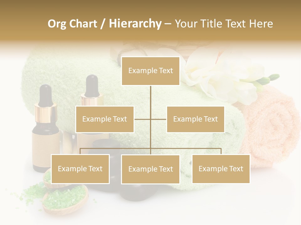 Wooden Salon Stones PowerPoint Template