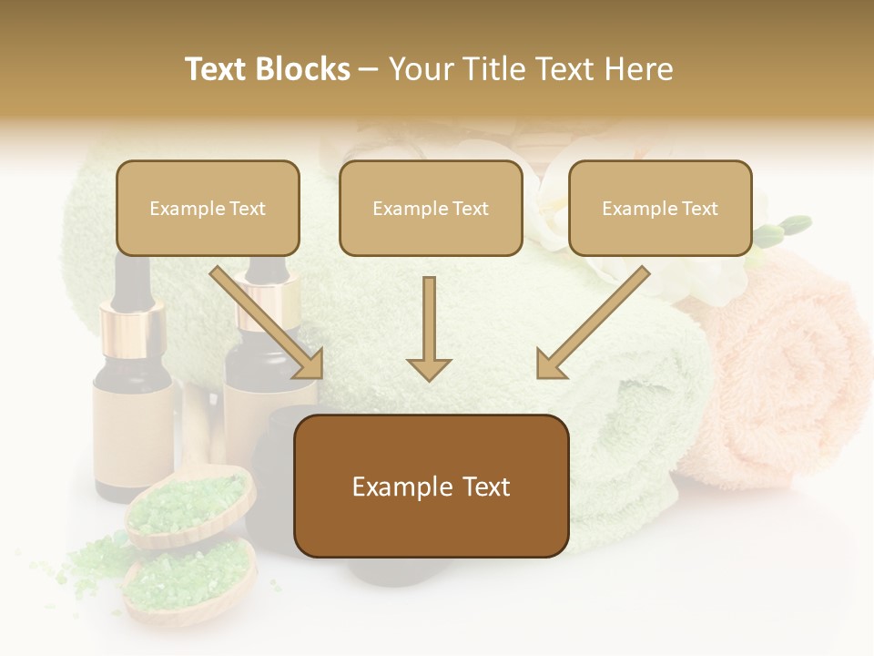 Wooden Salon Stones PowerPoint Template